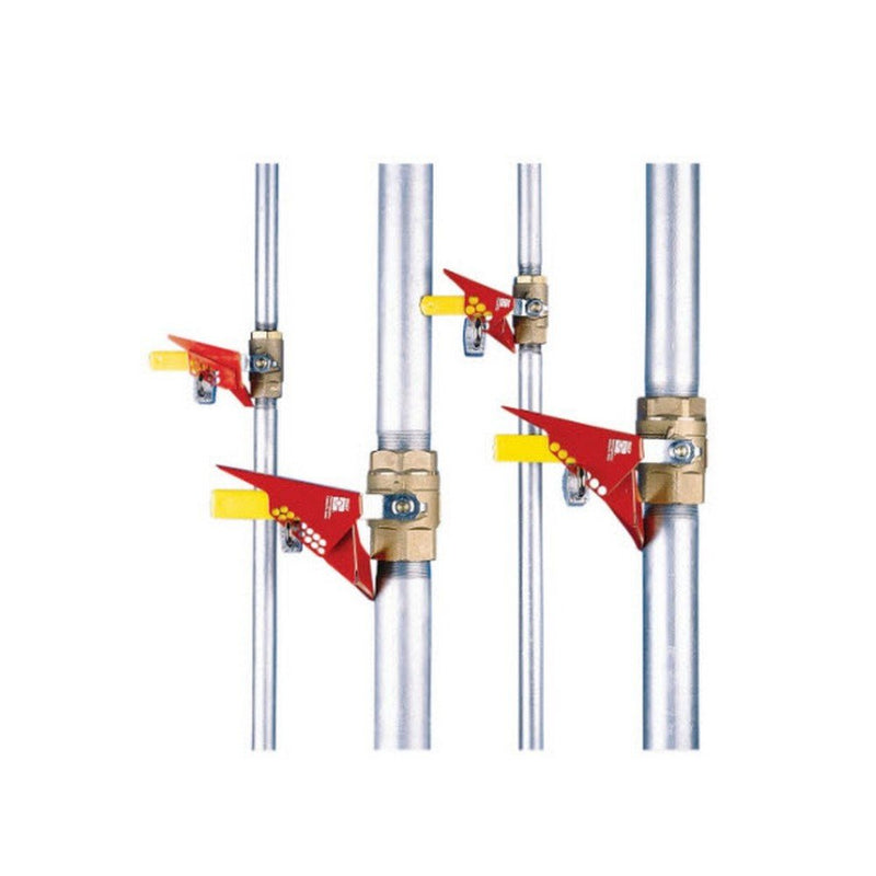 Brady - 65666 Ball Valve Lockout, Small, for 1/4" - 1" Outside Pipe Diameter Small - For 1/4" - 1" Outside Pipe Diameter - NewNest Australia