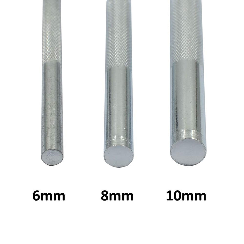 DGOL 7 pcs Metal Domed Rivet Fixing Setting Tool Spike Rivets Setter 7pcs Rivet Setter - NewNest Australia