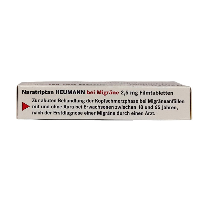 NARATRIPTAN HEUMANN economy set 3x 2 tablets I effective treatment of migraines I long-lasting effect I with give-away from Pharma Perle - NewNest Australia