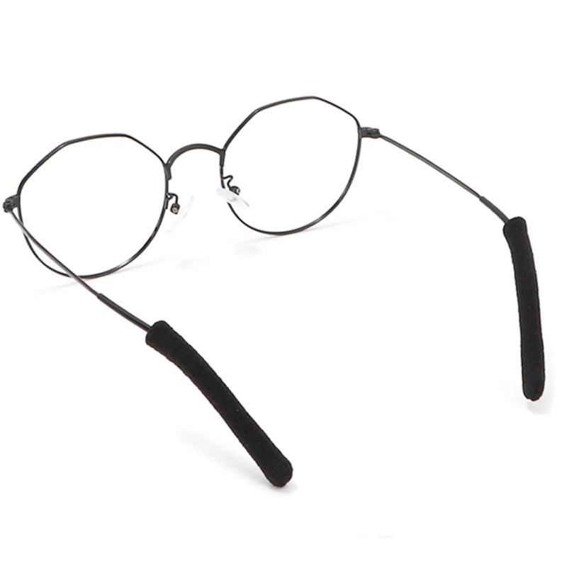 Ruoxixi 2 Pairs Of Glasses Ear Cushion Pads Non-Slip Glasses Ear Hooks Glasses Strap For Reading Glasses, Universal Ear Hook Glasses Holder Non-Slip Glasses Temple For Sunglasses, Knitted, Black - NewNest Australia