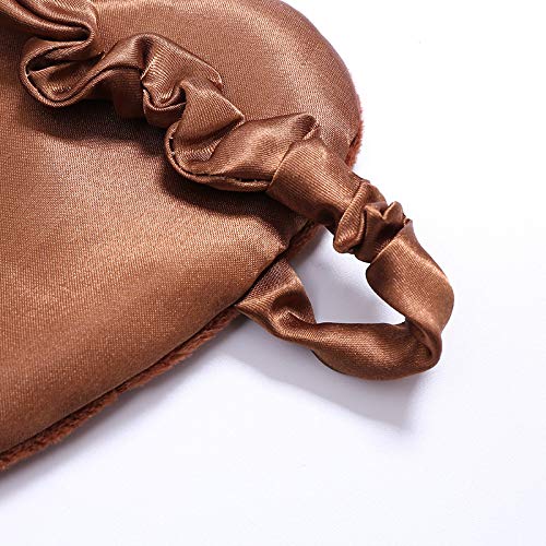 TeTupGa Novelty Funny Poop Emoji Sleep Eye Mask Light Blocking Soft Comfortable Night Eye Mask for Men Women, Eye Cover Aid Rest Blindfold, Eye Blinder for Travel/Sleeping/Shift Work - NewNest Australia