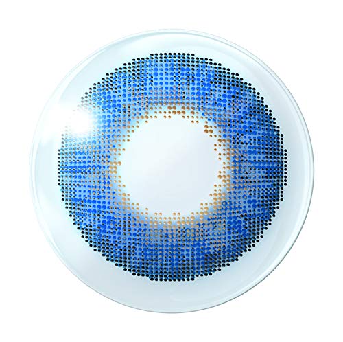 Air Optix Colors True Sapphire monthly lenses soft, 2 pieces, BC 8.6 mm, DIA 14.2 mm, -5 diopters -5.0 diopters - NewNest Australia