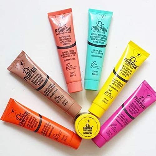 Dr. PAWPAW Shea Butter Balm - Multi-Purpose Balm, PawPaw Lip Balm, Shea Balm, Lip Balm, Skin Primer, Smooth Skin, Cracked Lips, Paw Paw, Vegan Beauty, Ethical Beauty, 10ml 10 ml (Pack of 1) Clear - NewNest Australia