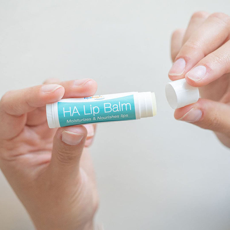 Hyalogic Hydrating Lip Plumping Balm w/Hyaluronic Acid | Dry Lips | Natural Moisturizing Lip Balm | Gluten & Fragrance Free, Unflavored (0.15oz) 4.25g 0.15 Ounce (Pack of 1) - NewNest Australia