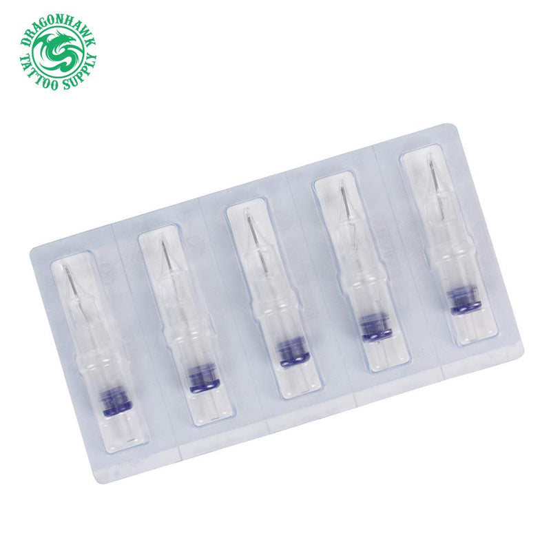 Dragonhawk Extreme Tattoo 20Pcs Cartridges Disposable Needles Standard 1201 Round Liner (1RL) 1RL - NewNest Australia