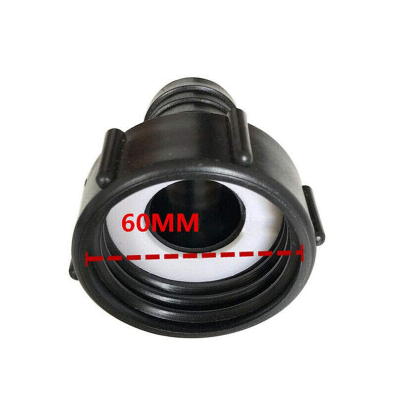 1000L IBC Water Tank Hose Adapter Fittings Tools Connector 60mm Outlet Adaptor 1 Inch - NewNest Australia