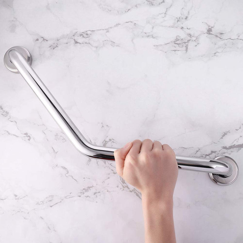FANCYLEO EU Bathroom Grab Bar, 500mm Stainless Steel Safety Support Grab Rail Anti-Slip Handrail Towel Rails Shower Handrails Toilet Grab Handle for Elderly, Children, Disabled - NewNest Australia