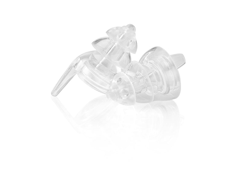 Senner PartyPro Reusable Noise Cancelling Earplugs with Aluminium Container. Ideal Ear Plugs for Parties, Musicians, Concerts, Festivals, Disco - Light to Wear and Quiet - Transparent - NewNest Australia