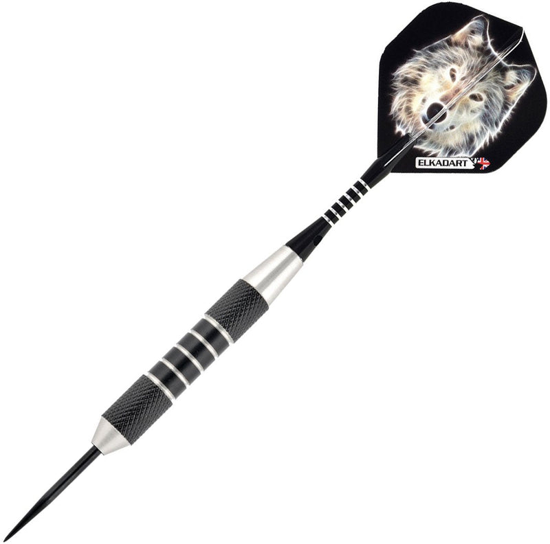 Elkadart Lone Wolf Steel Tip Darts with Storage/Travel Case 21 Grams - NewNest Australia