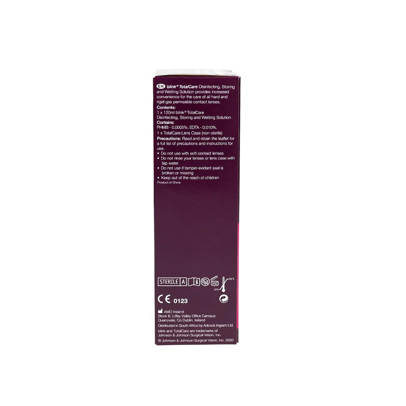 Total Care Contact Lens Solution: Disinfection, Retention, Moisture Solution 120ml - NewNest Australia