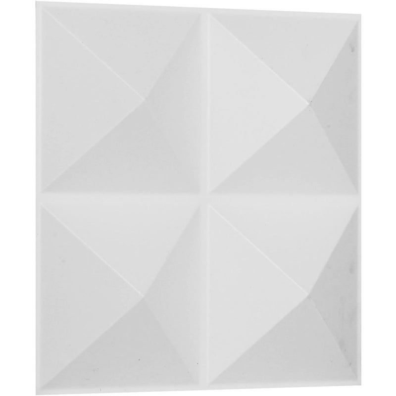 Ekena Millwork WP12X12TIWH Tirana EnduraWall Decorative 3D Wall Panel, 11 7/8"W x 11 7/8"H, White Single - NewNest Australia