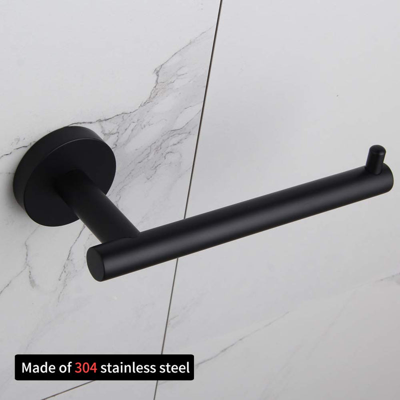 GERZ SUS 304 Stainless Steel Bathroom Toilet Paper Holder Matte Black Tissue Paper Roll Holder Wall Mount - NewNest Australia