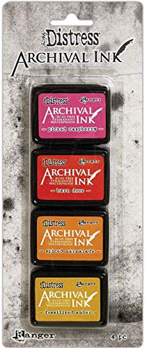Tim Holtz Distress Archival Mini Ink Kits - Kit #1, Kit #2 and Kit #3 - 12 Mini Ink Pads - 3 Item Bundle - NewNest Australia