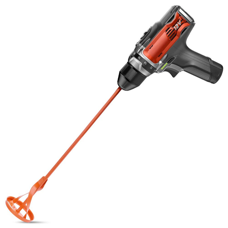 Paint & Mortar Mixer| 16" L, 3" Dia Compound, Sealer, Grout, Thinset, Plaster, Mud, Cement Mixer Stirring Paddle -Professional Paint Mixer Attachment-Zinc Plated Steel (Style# 01) Style# 01 - NewNest Australia