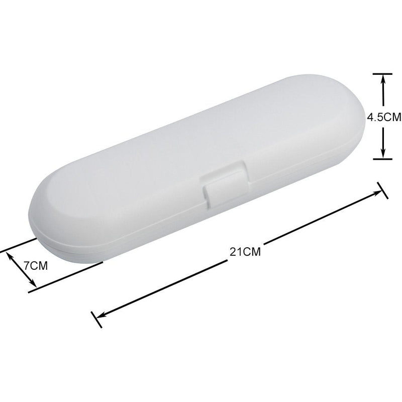 Nincha Portable Electric Toothbrush Travel Case for Philips Sonicare Series-Durable, Environmentally Friendly, Breathable, Food-Safe Plastic Material(White) - NewNest Australia
