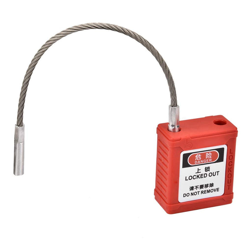 Lockout Tagout Locks, Safety Padlock Engineering Non-Conductive Lock Long Body Safety Padlock Red - NewNest Australia