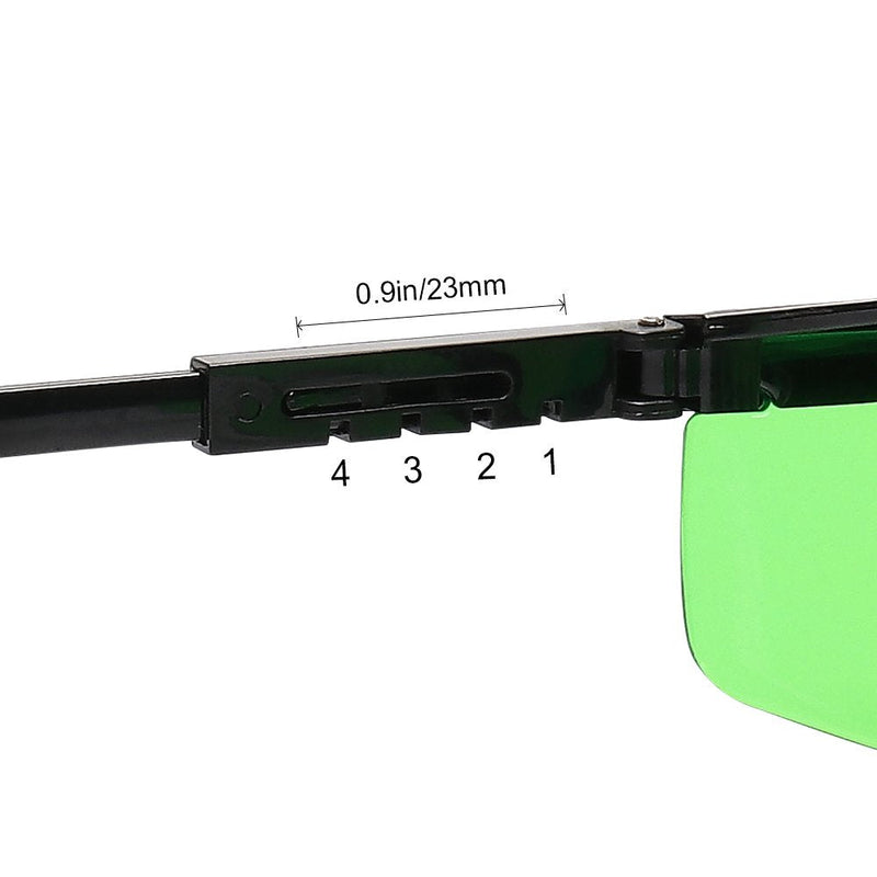 Huepar Gl01G Green Laser Light Glasses - Green Laser Glasses For Green Beam Cross Line Lasers, Rotary Lasers And Multi-Line Lasers - To Improve The Visibility Of The Green Beam (Includes Protective Box) - NewNest Australia