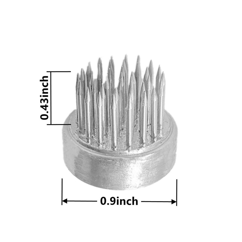12Pcs Flower Frog 23mm/0.9inch Mini Floral Frog Japanese Ikebana Kenzan Table Numbers Holder Cut Flower Holder Floral Arranger Holder Stainless Steel Pin for Small Ikebana Vase (12Pcs) 12Pcs - NewNest Australia