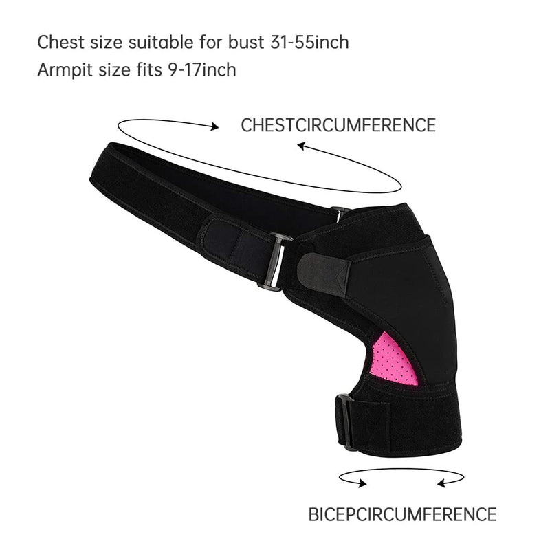 Shoulder Brace For Women, Adjustable Double Support On Shoulder Joint Neoprene Shoulder Support, Shoulder Support Bandage For Injury Prevention Recovery Sports Injuries - NewNest Australia