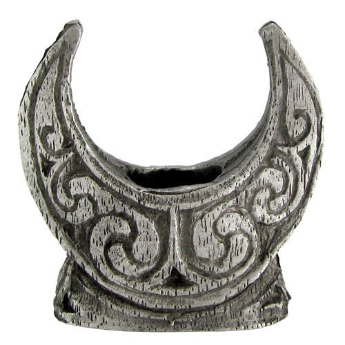 NewNest Australia - Dryad Design Pewter Mini Crescent Moon Pentacle Chime Candle Holder 