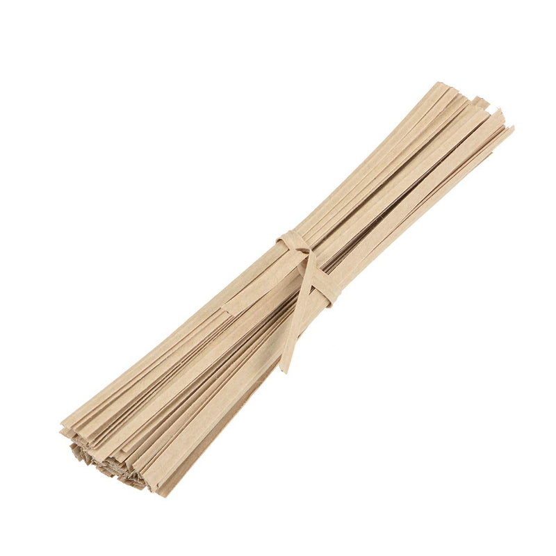 uxcell Long Strong Paper Twist Ties 4.7 Inches Quality Tie for Tying Gift Bags Art Craft Ties Manage Cords Khaki 200pcs - NewNest Australia