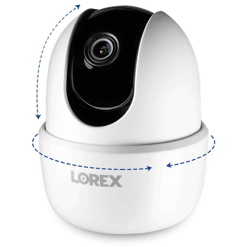 Lorex 1080p HD Smart Indoor Pan/Tilt Wi-Fi Security Camera with Person Detection, Two-Way Audio, and Smart Home Voice Control - NewNest Australia