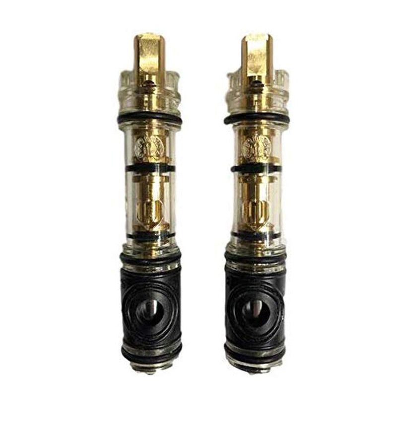 (2 Pack) Dual-Seal Cartridge Replacement Kit - Fits Single Handle Faucets/Showers for Moen 1225 1225B - Lead Free,Brass Internal Shaft - NewNest Australia