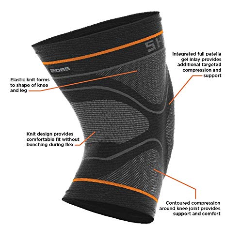 Knee Compression Sleeve: Shock Doctor’s Knee Support Sleeve - Relieves Arthritis Pain, Tendonitis, and Patella Alignment Injuries for Men & Women - Includes 1 Sleeve (1 unit) Medium w/ Gel Buttress (Moderate Support) - NewNest Australia