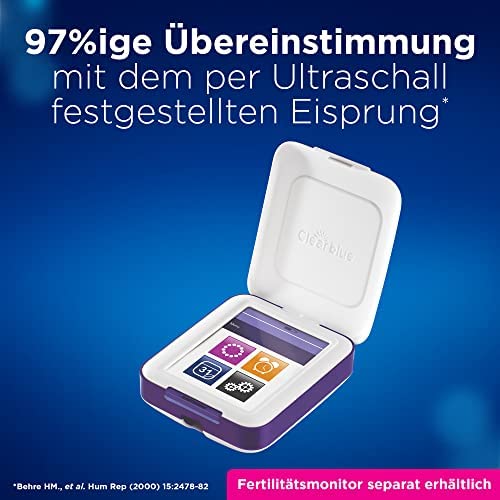 Clearblue Kinderwunsch Fertility Monitor / Cycle Computer Refill Pack, 33 Tests (30 X Ovulation Test/Fertility Test For Women To Determine Ovulation & 3 X Pregnancy Test) - NewNest Australia