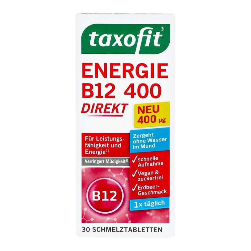 Taxofit Energy B12 400 direct 30 pieces - NewNest Australia