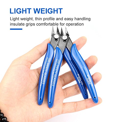 KAHIOE 5Pcs/PACK 170 Flush Cutter Internal Spring Cutting Pliers Small wire cutters - NewNest Australia