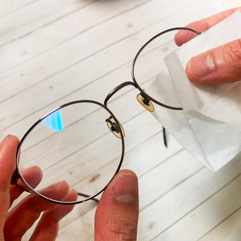 Pure-Aid Lens Wipes, Cleans Eyeglasses, Camera Lenses, Smart Phones and More - 100ct (Individually Wrapped Wipes) per pack (1pk) Lense Wipes 100ct (1pk) - NewNest Australia