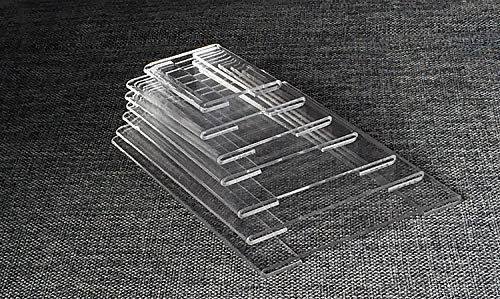 20PCS Wall Mount Acrylic Price Label Holder, Acrylic Sign Holder Counter Top Stand Display with Adhesive Tape Stick (Paper Size 1.18x2.36 inch) 1.18x2.36 Inches - NewNest Australia