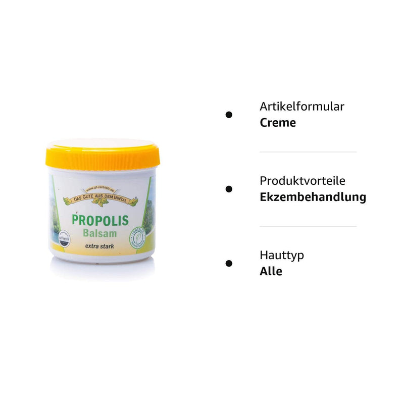 Inntaler Propolis Balm extra strong (200ml) | Protection for sensitive skin | Promotes regeneration | Relieves itching and tightness | contains valuable oils I Made in Germany - NewNest Australia