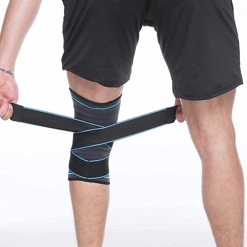 Knee Support Brace with Adjustable Straps for Men & Women, Professional Knee Protector for Meniscus Tear, Arthritis, Sports Joint Pain Relief, Running, Basketball (XL) XL - NewNest Australia