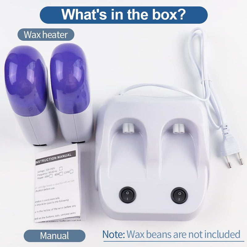 Wax Warmer, Electric Wax Heater, Wax Heater, Double Hair Removal Roller, Wax Warmer Machine For Hair Removal On Wax Heating For Women And Men, Mother'S Day Gift - NewNest Australia