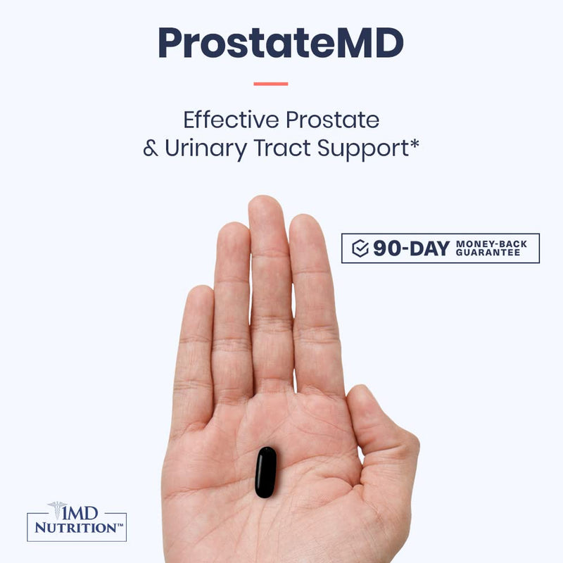 1MD Nutrition ProstateMD Saw Palmetto Prostate Support Supplement - Support for Urinary Tract and Frequent Bathroom Urges | 30 Day Supply 30 Count (Pack of 1) - NewNest Australia