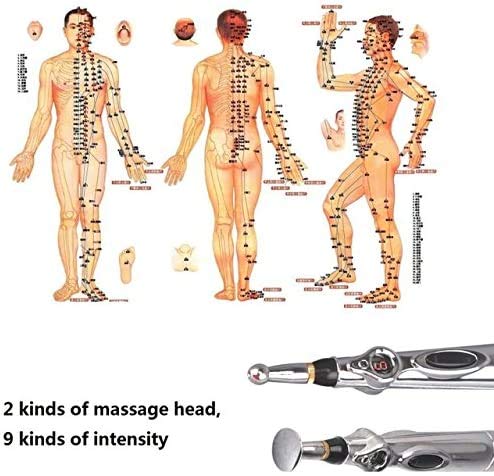 Acupuncture Pen 3-in-1 Electronic Acupuncture Pen for Pain Relief, Powerful Meridian Energy Pulse Massage Pen, Includes Massaging Gel Battery Powered - NewNest Australia
