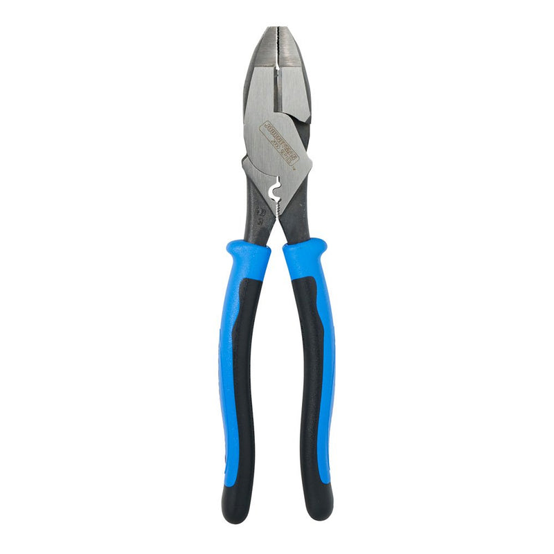 Klein Tools J2000-9NECRTP Side Cutter Linemans Pliers with Tape Pulling and Wire Crimping, High Leverage, 9-Inch Standard - NewNest Australia