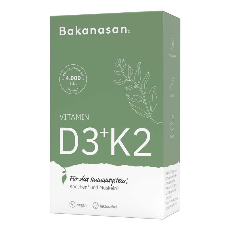Bakanasan Vitamin D3+k2 capsules 60 pieces - NewNest Australia
