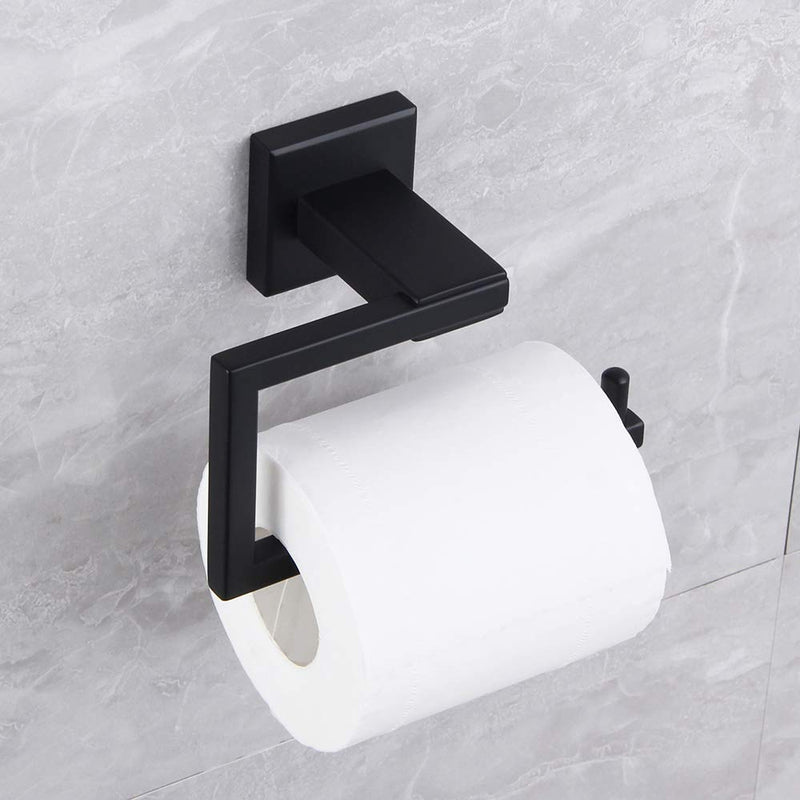 Matte Black Toilet Paper Holder SUS 304 Stainless Steel Wall Mounted Toilet Tissue Roll Holder for Bathroom - NewNest Australia