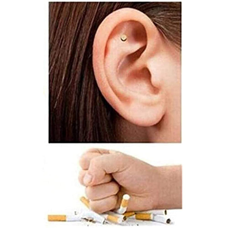 Koguxuix 2PCS Magnetic Therapy Quit Stop Smoking Smoke Magnet Magnetic Therapy Ear Auricular Loss Weight Acupressure for Women Men - NewNest Australia