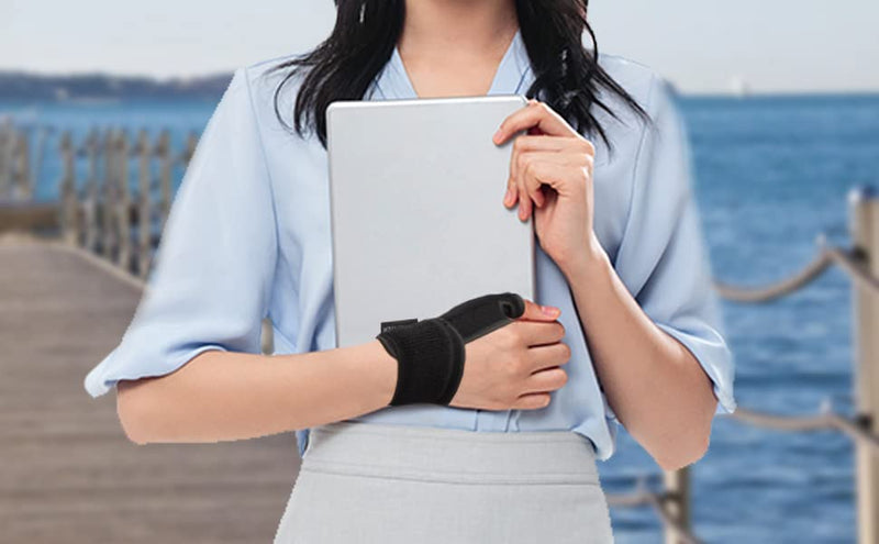 MUSEFITER Compressed Thumb Joint Stabilized Blackberry Thumb, Lightweight and Breathable Trigger Fingers, Pain Relief, Arthritis, Tendonitis, Sprain S/M - NewNest Australia