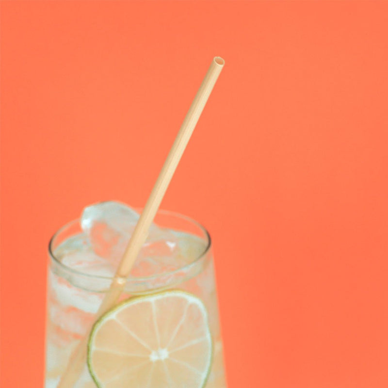 NewNest Australia - HAY! Natural Drinking Straws, Tall 7.75'' 