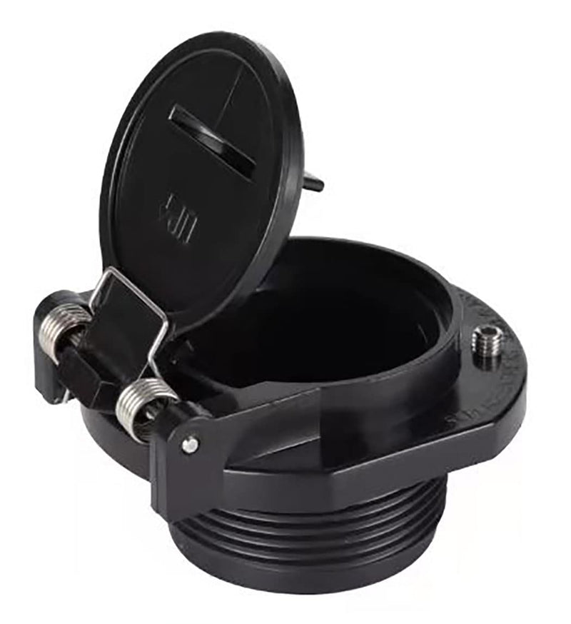 ATIE Pool Free Rotation Snap-Lock Vacuum Vac Lock Safety Wall Fitting W400BBKP/600-2201 for Zodiac, Hayward, Pentair Suction Pool Cleaners (Black) - NewNest Australia