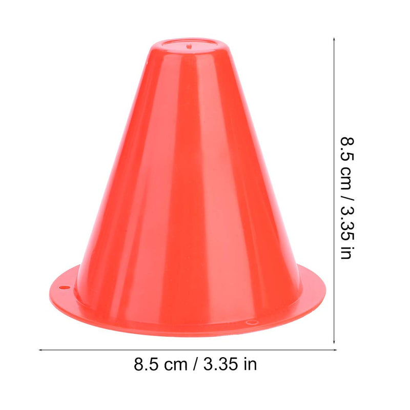 Alomejor 10pcs Football Cones Training Traffic Cones for Training Football Red - NewNest Australia