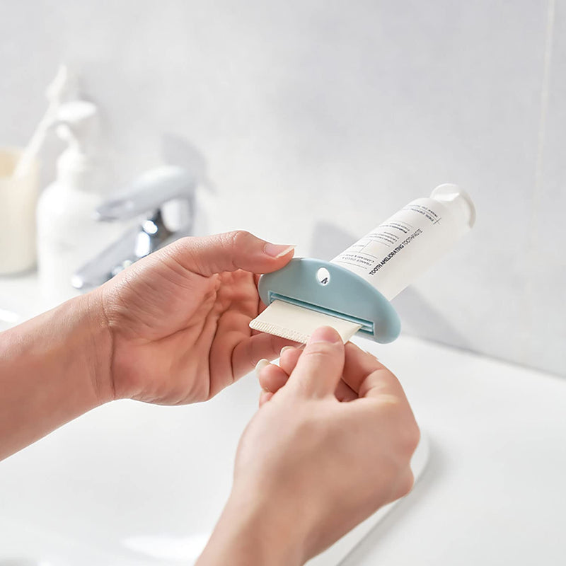 4 Pieces Toothpaste Squeezer Dispenser Clip Tube Toothpaste Squeezer Plastic Toothpaste Clips Toothpaste Cap Dispenser for Toothpaste Hand Cream Cosmetics (4 Color) - NewNest Australia