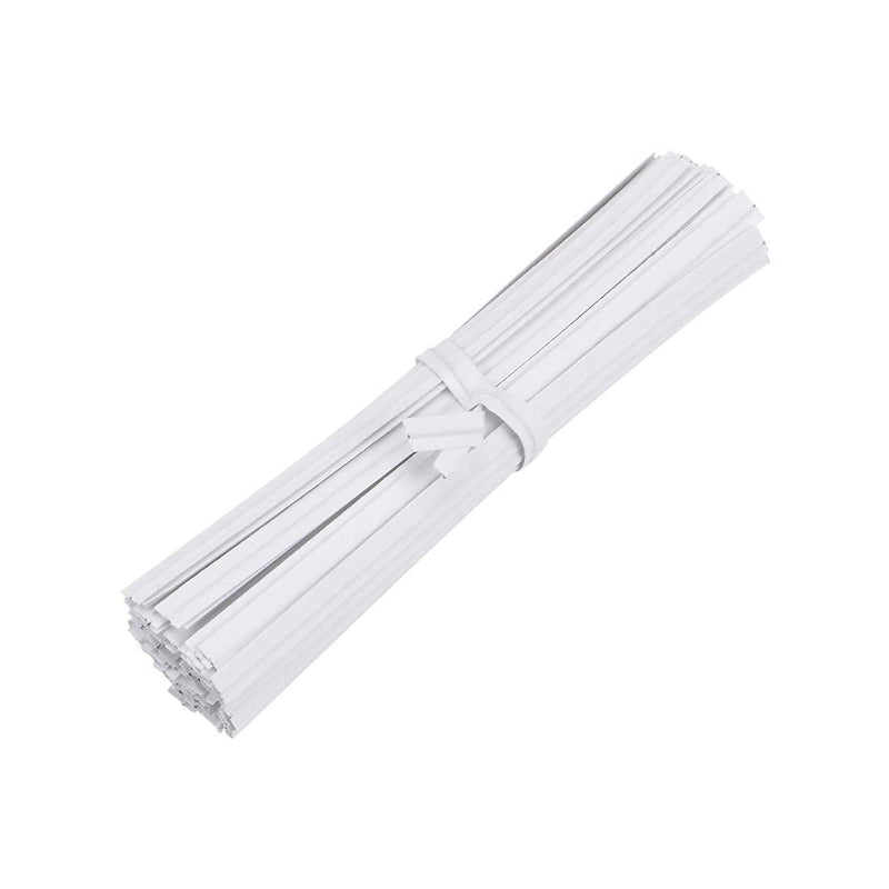 uxcell Long Strong Paper Twist Ties 3.15 Inches Quality Tie for Tying Gift Bags Art Craft Ties Manage Cords White 200pcs - NewNest Australia