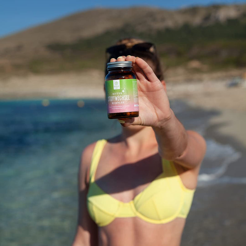 BitterLiebe® Plus Bitter Metabolism Complex Metabolism Tablets with Bitter Substances Pack of 90 with Choline and Zinc for Fat Metabolism - NewNest Australia