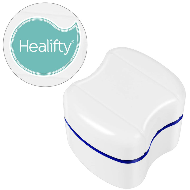 HEALIFTY Prosthesis Box Case Prosthesis Box False Teeth Box with Sink (Blue) - NewNest Australia